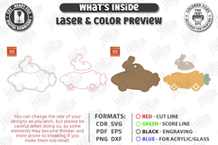 Easter Basket Tags Laser Cut Bundle | Name Tags | Gift Label Product Image 7