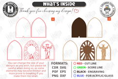 Easter Night Light Laser Cut | Religious LED Light SVG | CNC Product Image 2