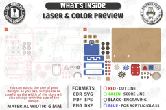 Personalized Busy Board Laser Cut | Montessori | Kids Laser Product Image 3