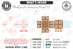 Personalized Gift Boxes Laser Cut Bundle | Boxes with Lid Product Image 2