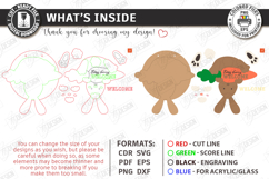 Easter Round Sign Laser Cut | Wall Spring Sign SVG Product Image 3