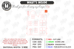 Christmas Village Laser Cut|Christmas Tree Skirt|Home Decor Product Image 3