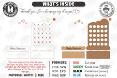 Coffee Advent Calendar Laser Cut | Coffee Pod Advent Calenda Product Image 3