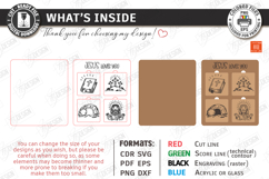 Easter Puzzles Laser Cut | He Is Risen SVG | Religious Signs Product Image 3