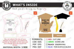 Personalized Kids Graduation Award Laser Cut | Grad 2026 SVG Product Image 7