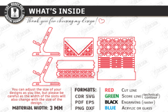 Business Card Holder Laser Cut |Office Accessory| Card Stand Product Image 3