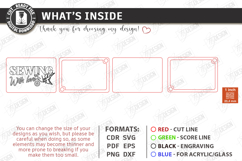 Needle Holder Laser Cut | Sewing Organizer | Laser Engraved Product Image 3