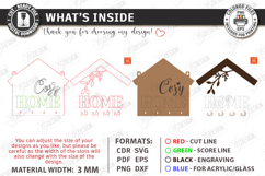 Wall Key Holder Laser Cut | Housewarming Gift | Key Hanger Product Image 2