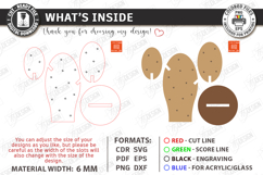 3D Wooden Cactus Laser Cut | Standing Succulent Desk Decor Product Image 3