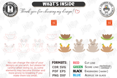 Easter Bunny Rocker Laser Cut | Tabletop Easter Decor | CNC Product Image 3