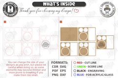 Fast Food Serving Trays Laser Cut Bundle | Serving Board SVG Product Image 7