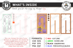 Fast Sling Puck Game Laser Cut Bundle | Board Game | Family Product Image 7