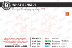 Flowers Basket Laser Cut | Bouquet Holder | Gift Basket SVG Product Image 3