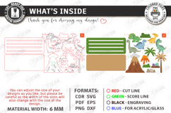 Modular Wooden Animal Scene SVG Montessori Laser Cut Toy SVG Product Image 2