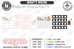 Coffee Pod Holder Laser Cut | Wall Coffee Capsule Holder SVG Product Image 3