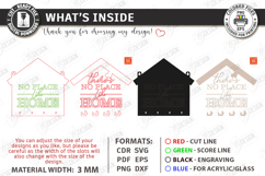 Wall Key Holder Laser Cut Bundle | Housewarming | Key Hanger Product Image 3