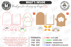 My First Easter Photo Frame Laser Cut | Easter Picture Frame Product Image 3