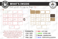 Personalized Jewelry Boxes with Mirror Laser Cut Bundle |CNC Product Image 13