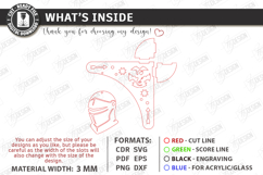 Decorative Bookshelf Corner Brackets Laser Cut | Home Decor Product Image 2