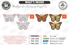 Layered Hanging Ornament Laser Cut | Wall Decor | Nature SVG Product Image 2