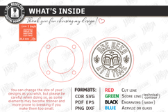 Round Wooden Beer Bottle Opener Laser Cut Bundle | Coasters Product Image 8