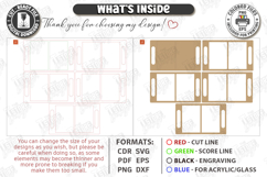 Fast Food Serving Trays Laser Cut Bundle | Serving Board SVG Product Image 8