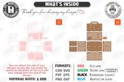 Cleaning Caddy Organizer Laser Cut | Wooden Storage Box SVG Product Image 3