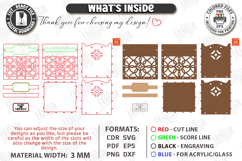 Mini Wooden Gift Boxes Laser Cut Bundle| Wedding Favor Boxes Product Image 13