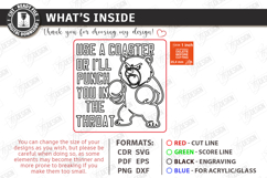 Sarcastic Coaster Laser Cut |Cup Coasters| Sassy Quotes SVG Product Image 3