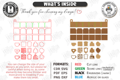 Family Wall Key Holders Laser Cut Bundle | Modern Keyholders Product Image 20