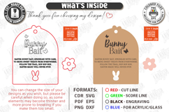 Easter Bunny Bait Tags Laser Cut Bundle | Easter Basket Tags Product Image 3