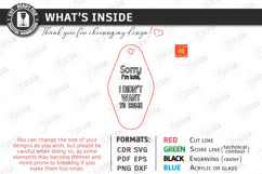 Sarcastic Motel Keychains Laser Cut Bundle | Sassy Key Tags Product Image 8