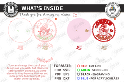 Anti Valentine Day Signs Laser Cut Bundle | Round Door Signs Product Image 3