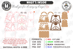 Flowers Basket Laser Cut Bundle | Bouquet Holder | Gift Idea Product Image 3