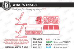 Business Card Holders Laser Cut Bundle|Office Accessory SVG Product Image 3