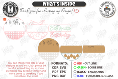 Easter Door Hanger Laser Cut | Door Basket Planter | Spring Product Image 3