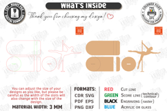 Phone Stand Laser Cut Bundle | Gym and Dance | Phone Holders Product Image 3