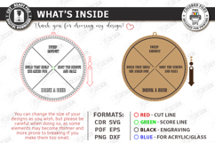 Dad Chore Wheel Laser Cut Bundle | Chore and Beer Reward Product Image 13