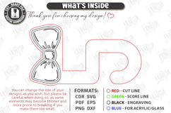 Bag Hook Holder Laser Cut | Desk Headphone Hanger SVG | CNC Product Image 2