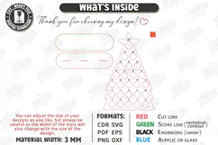 Coffee Advent Calendar Laser Cut | Christmas Tree Coffee Pod Product Image 3