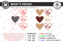 Love Wall Decor Ornament Laser Cut | Romantic Hanging Decor Product Image 3