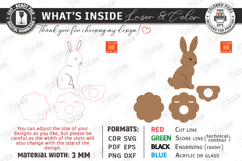 Easter Egg Holder Laser Cut | Bunny Egg Stand | Table Decor Product Image 3