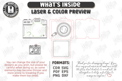 Camera Photo Frame Laser Cut Bundle | Vintage Polaroid Style Product Image 3