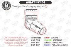 Knitting Needle Gauge Laser Cut | Knitting Accessories SVG Product Image 3