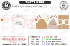 Easter Box and Crate Laser Cut | Bunny Bait | Easter Basket Product Image 3