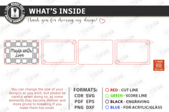 Needle Holder Laser Cut | Sewing Organizer | Laser Engraved Product Image 3