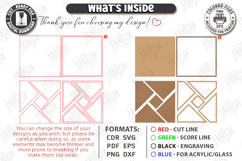 Snack Serving Trays Laser Cut Bundle | Modular Serving Board Product Image 3