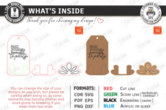 Wine Bottle Tags Laser Cut Bundle | Wine Accessories SVG Product Image 2