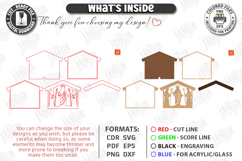 Easter Night Light Laser Cut Bundle| Religious LED Light SVG Product Image 3