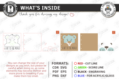 3D Baby Photo Album Laser Cut | Layered Memory Book Cover Product Image 3